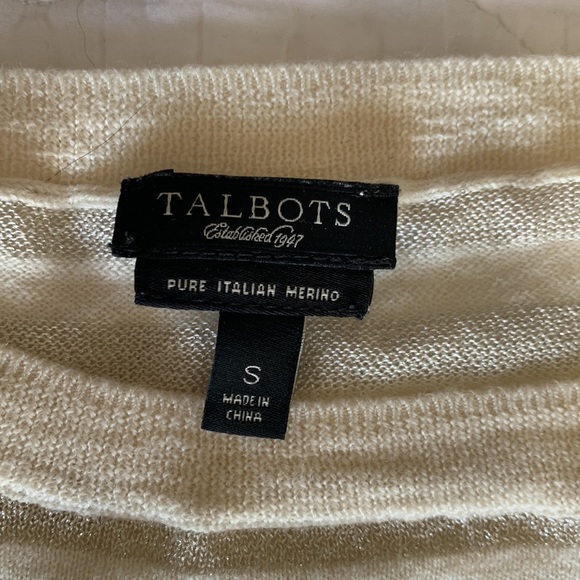 Talbots Stripe Light Top - Picture 3 of 3
